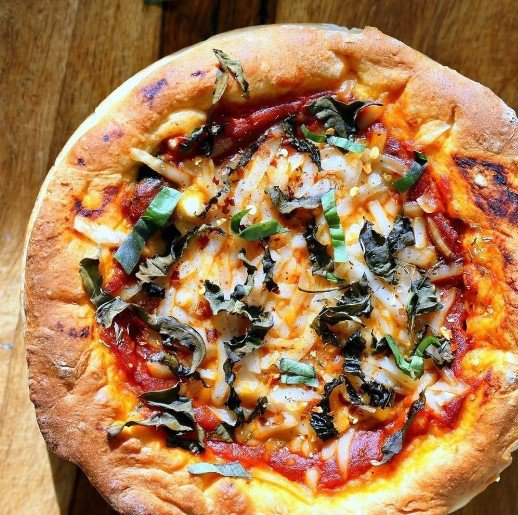 Pizza with different toppings