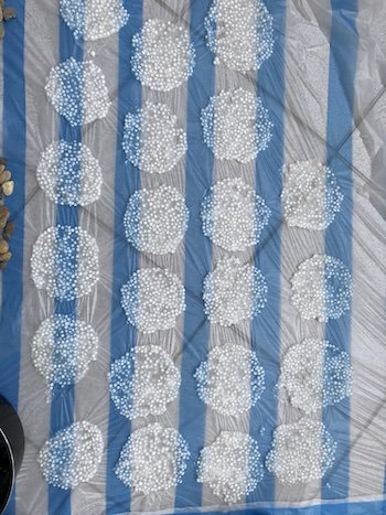 Tapioca pearls sun drying