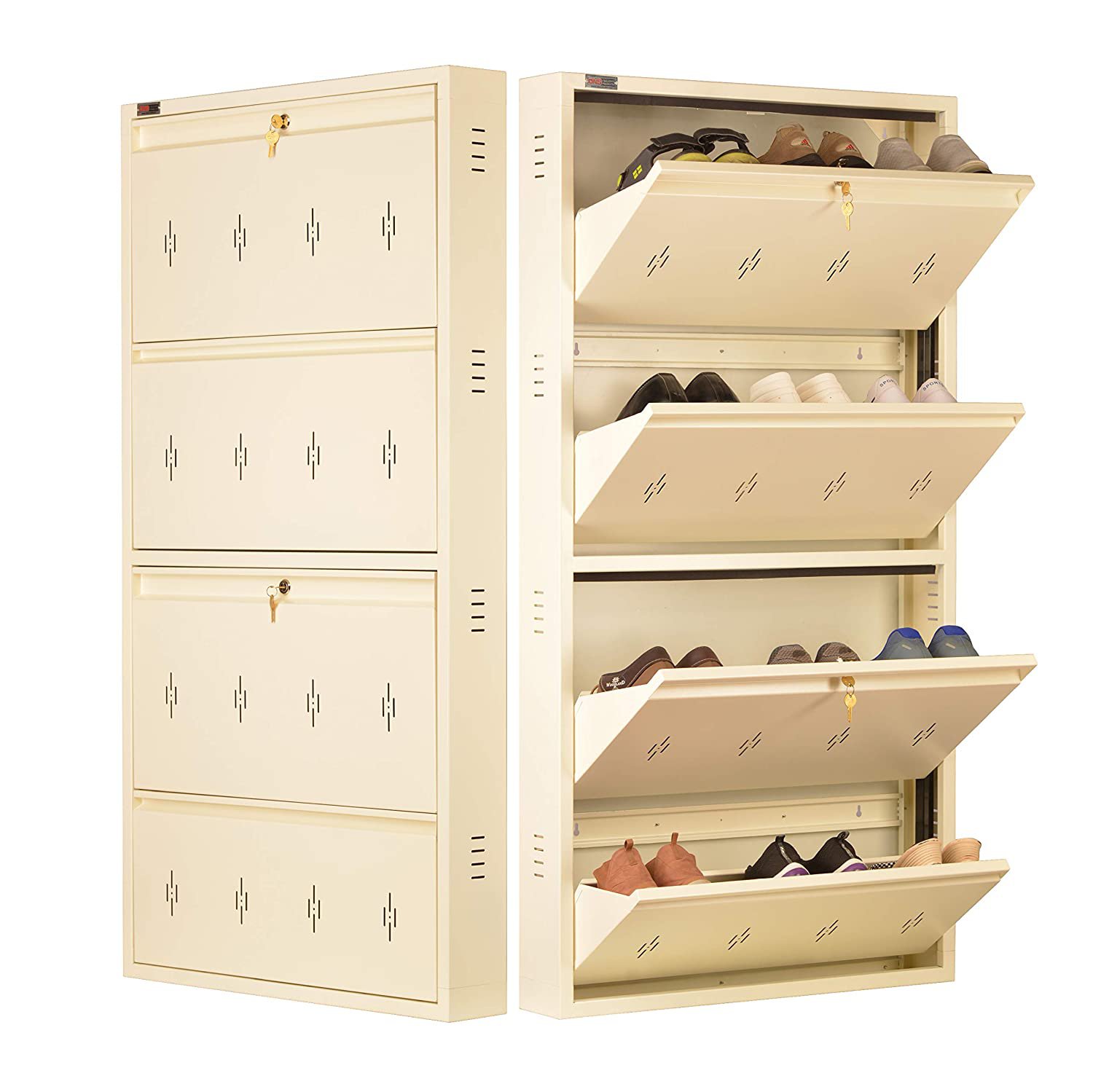  Sleek Metal Shoe Racks