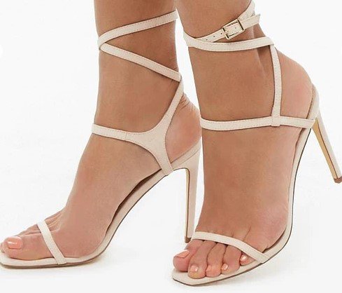 Strappy heels